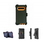 Logo Branded iBank Galaxy Note 9 Shockproof Case with Belt Clip and a kickstand (Orange)