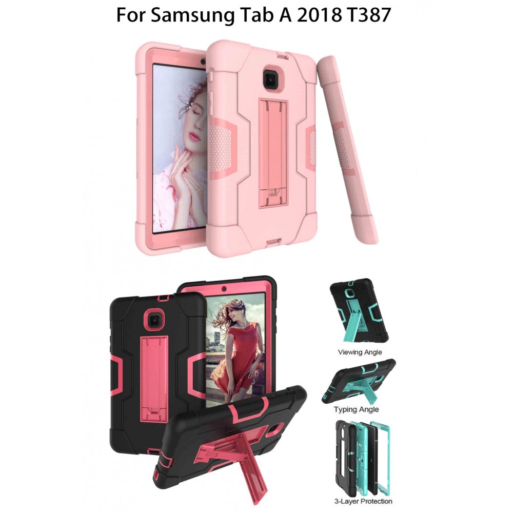 iBank(R) Samsung Galaxy Tab A 8.0 Shockproof Case 2018 (Pink) Custom Printed iBank(R) Samsung Galaxy Tab A 8.0 Shockproof Case 2018 (Pink) Custom Printed