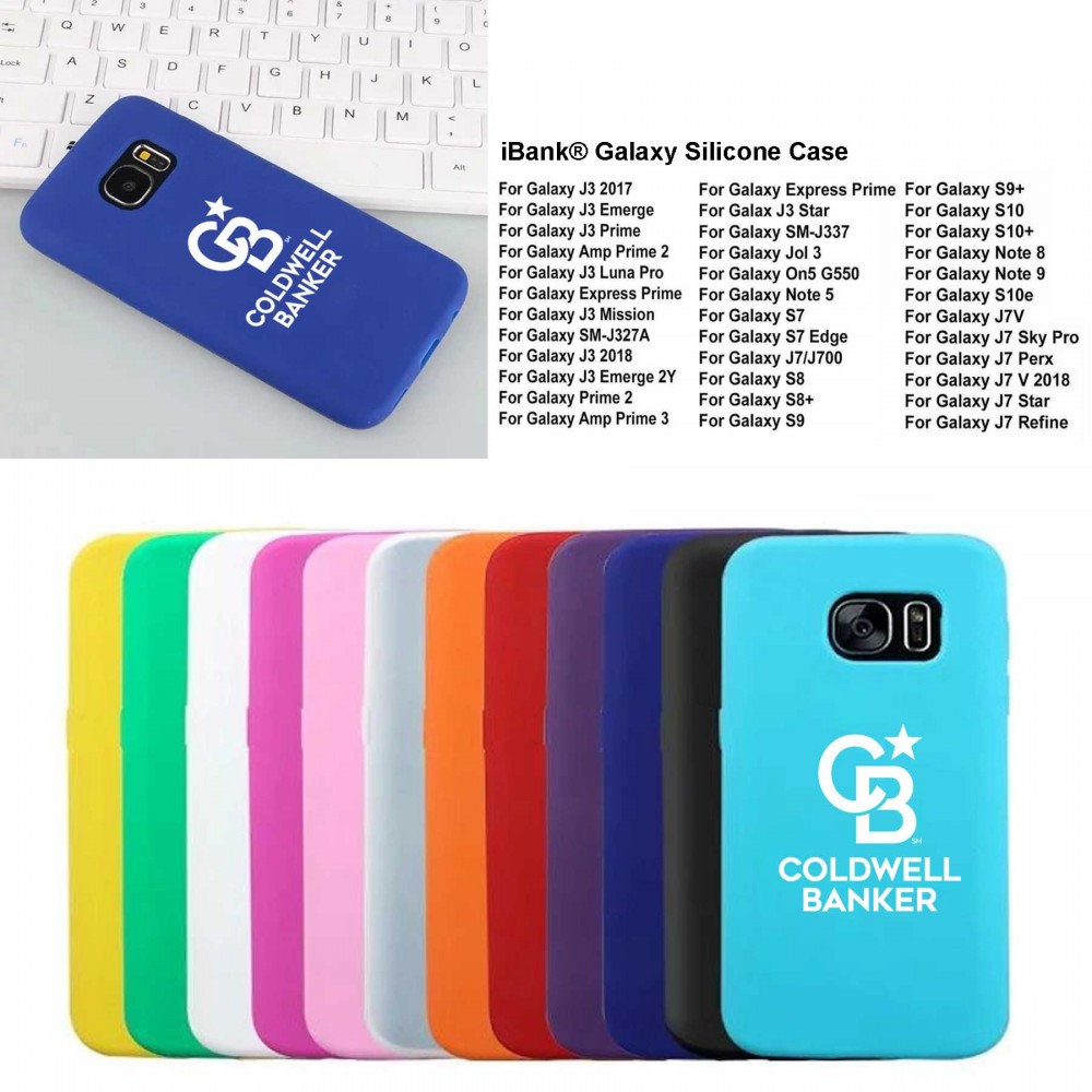 iBank Samsung Galaxy Silicone Case (Blue) Logo Branded iBank Samsung Galaxy Silicone Case (Blue) Logo Branded