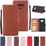 Samsung Galaxy Note 9 Leather Book Case Logo Branded