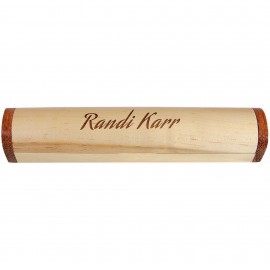 Custom Imprinted 6 7/8" x 1 3/16" Maple Pen Case