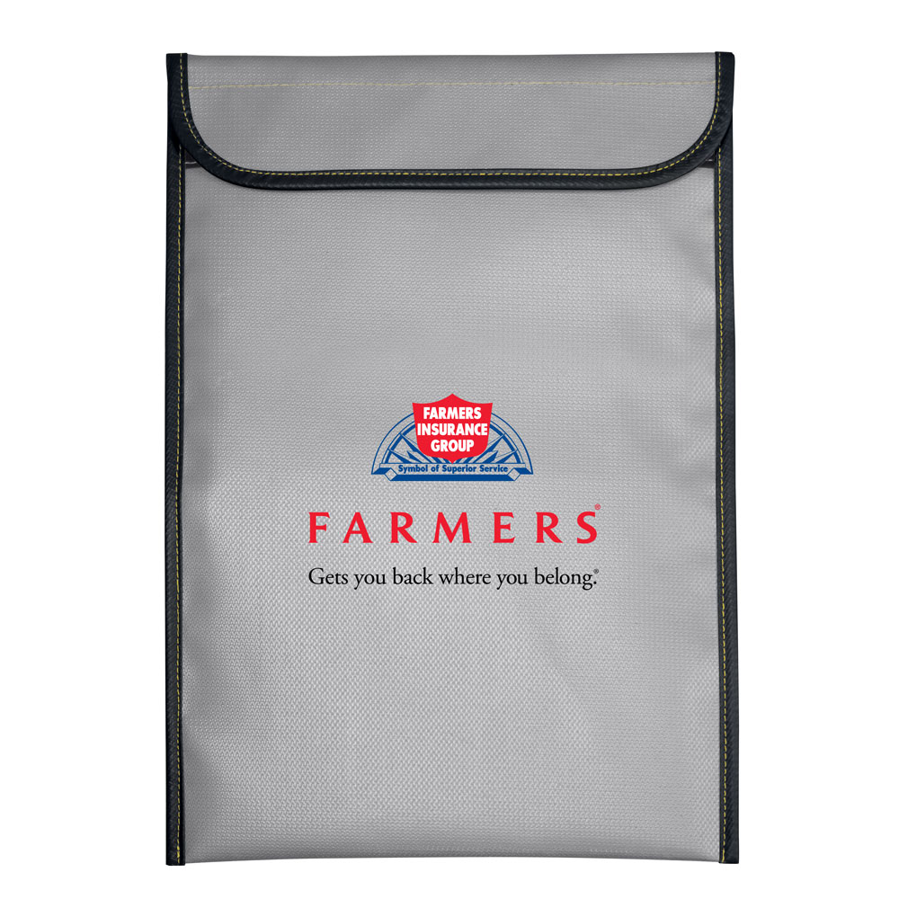 Custom Imprinted Fire-Proof Document Case (Large) Custom Imprinted Fire-Proof Document Case (Large)