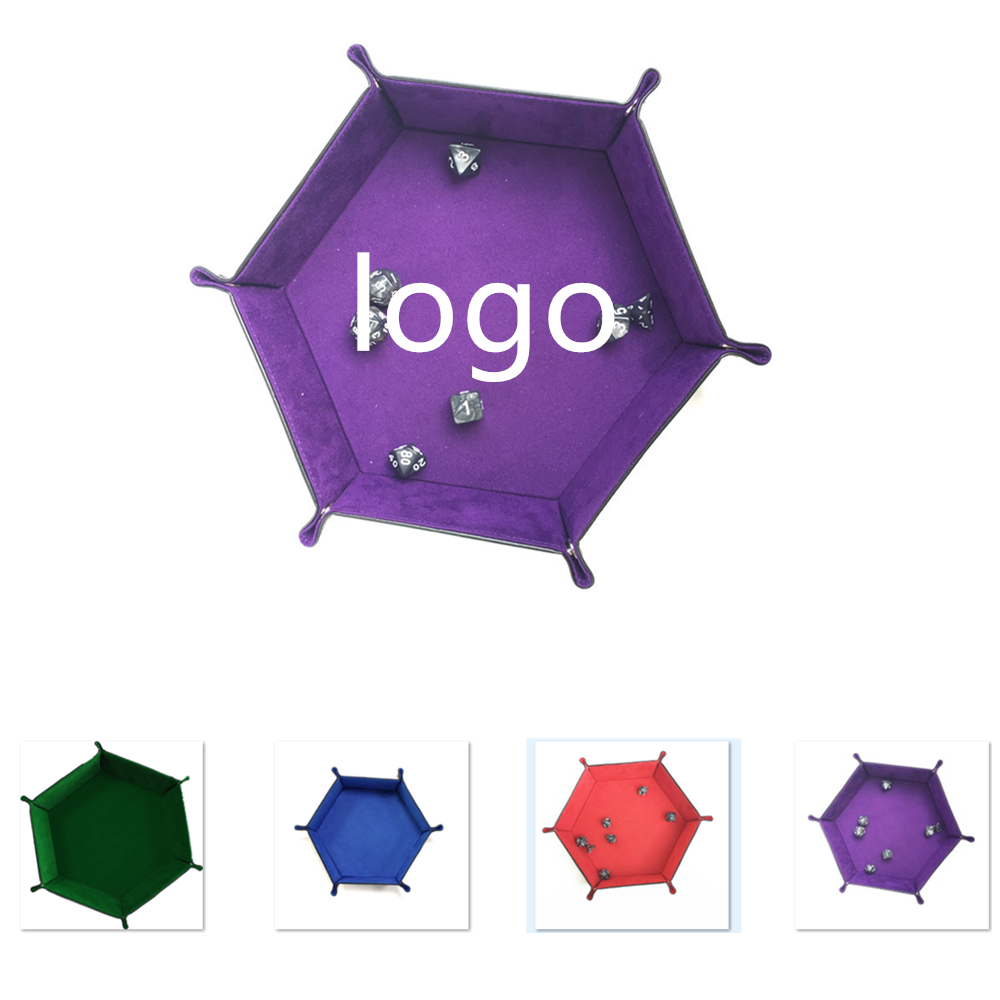 Logo Branded Hexagonal Shape Table Leather Organizer