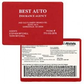 Copy-Guard Vinyl - Insurance Card Holder with Logo  Copy-Guard Vinyl - Insurance Card Holder with Logo