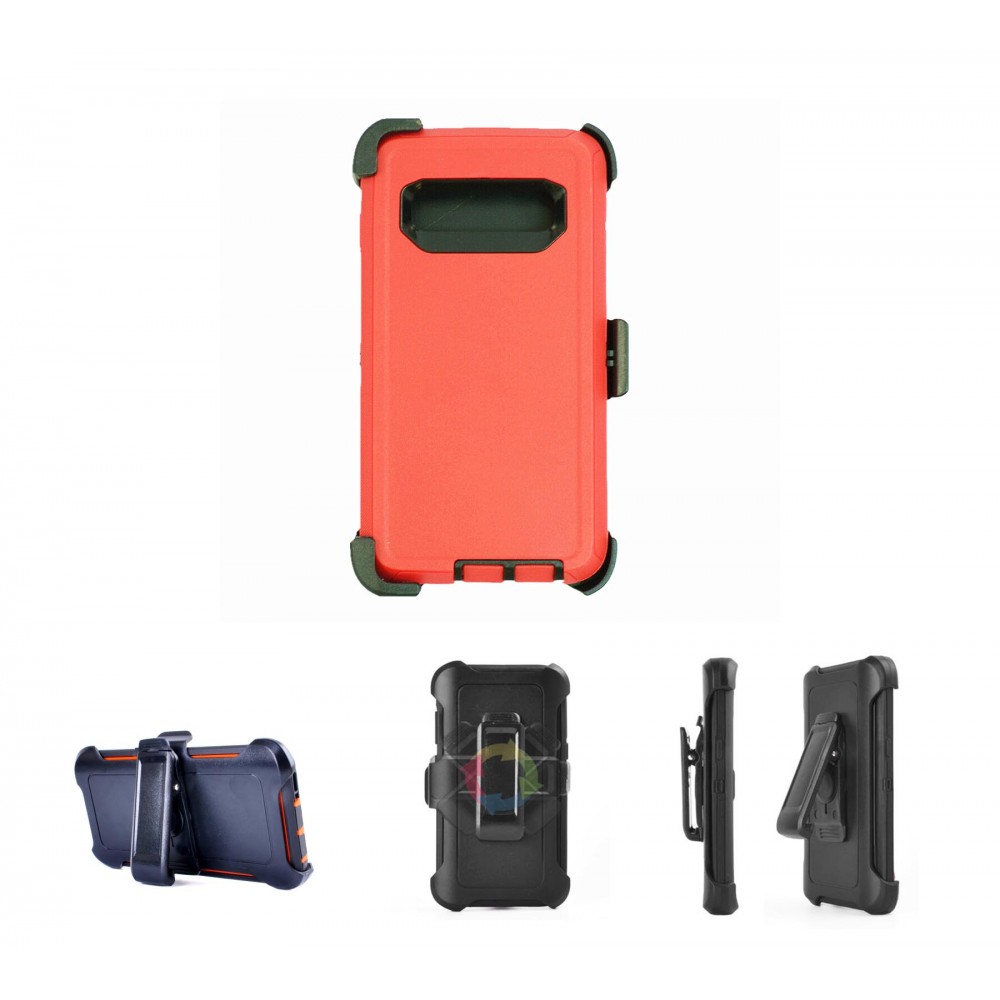 iBank Galaxy Note 9 Shockproof Case with Belt Clip and a kickstand (Red) Custom Printed iBank Galaxy Note 9 Shockproof Case with Belt Clip and a kickstand (Red) Custom Printed