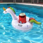 Personalized Inflatable Drink Holder-Unicorn