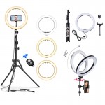 Selfie Ring Light with Stand and Phone Holder with Logo