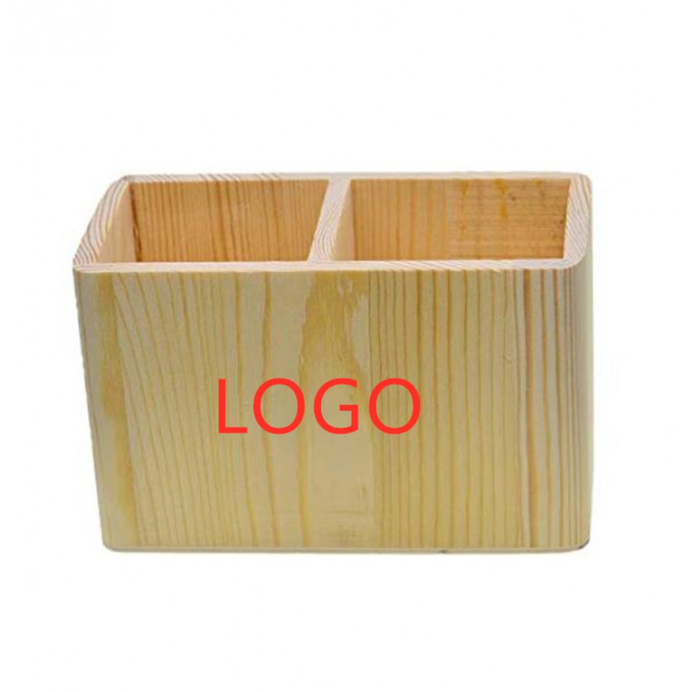 Custom Wooden Desktop Storage Logo Branded Custom Wooden Desktop Storage Logo Branded