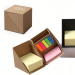 Stick Notes W/ Box & Pen Holder with Logo