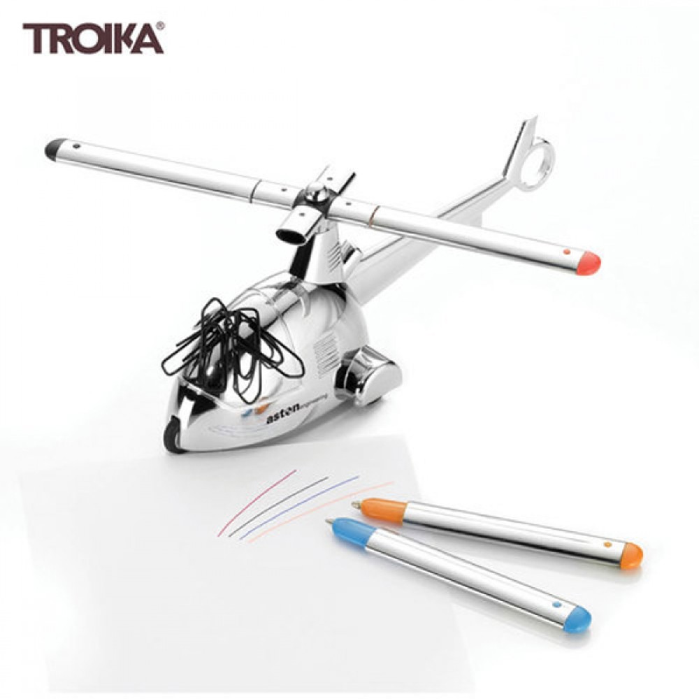 Custom Imprinted Troika Helicopter Ready 4 Take Off Paperweight Custom Imprinted Troika Helicopter Ready 4 Take Off Paperweight