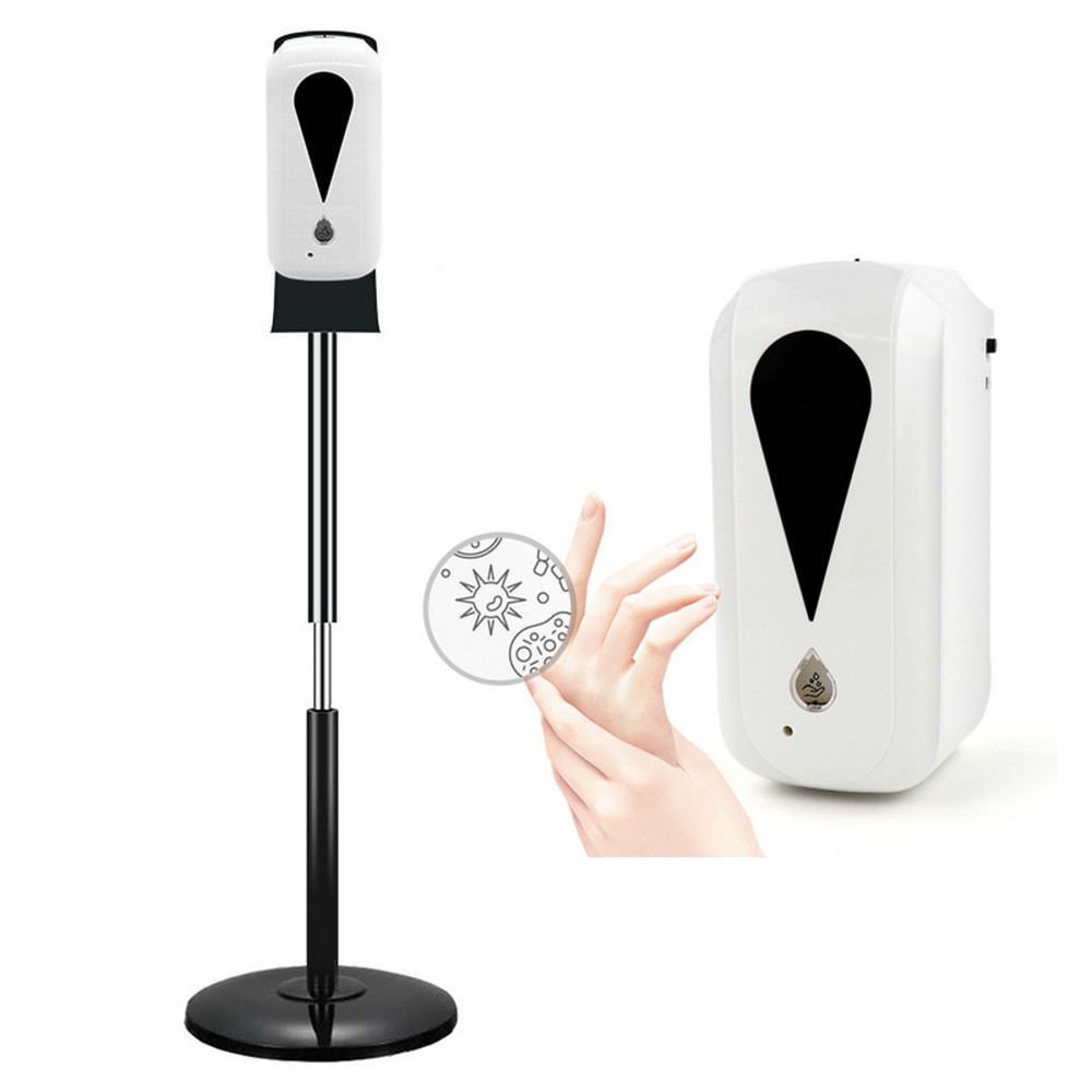 Logo Branded Portable Automatic Hand Sanitizer Dispenser Stand Logo Branded Portable Automatic Hand Sanitizer Dispenser Stand