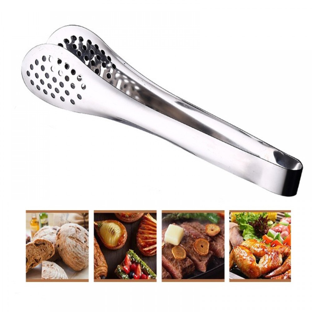 Stainless Steel Kitchen Tongs Food Clip Logo Branded Stainless Steel Kitchen Tongs Food Clip Logo Branded