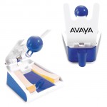 Bowing Man Paper Clip Dispenser with Logo