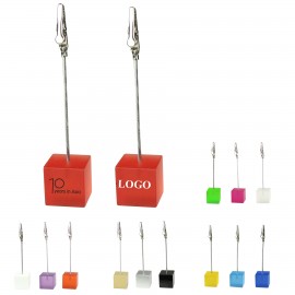 Personalized Memo Clip Holder Stand