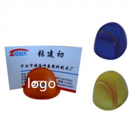 Oval Shape Card Holder with Logo