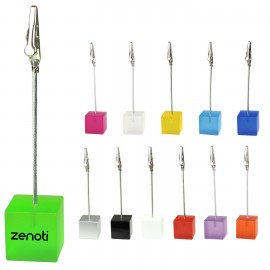 Cube Memo Holder with Logo