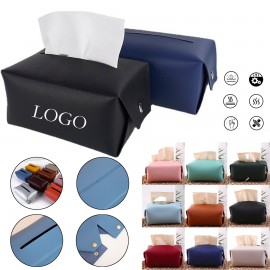 Personalized Leather Tissue Box Cover  Personalized Leather Tissue Box Cover