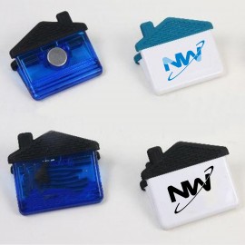 House Shape Magnetic Clip with Logo