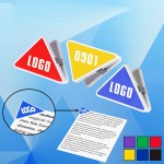 Promotional Triangle Paper Clip / Bookmark