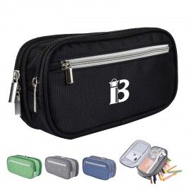 Students School Oxford Pencil Case Bag with Logo