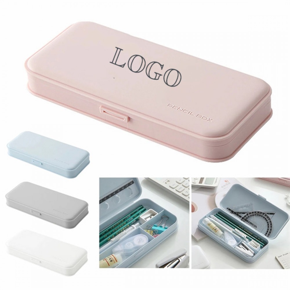 Plastic Pencil Box Case with Logo