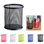 Metal Mesh Pencil Holder with Logo