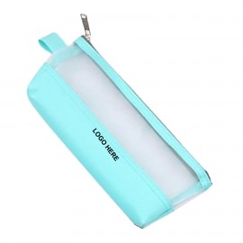 Logo Branded Pvc Mesh Pencil Cases