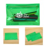 Clear Zipper Pencil Case with Logo