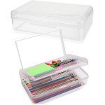 Large Capacity Double Layer Pencil Case with Logo