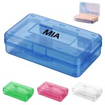Personalized Plastic Silver Dot Pencil Case
