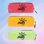 Spacious Canvas Pencil Case with Logo