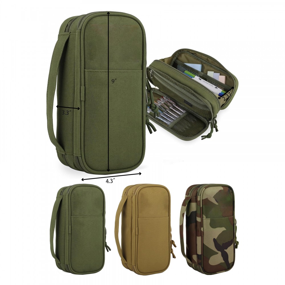 Large Capacity Pencil Pouch Marker Case Pen Box with Logo