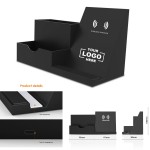 Logo Branded Wireless Charging Desk Organizer