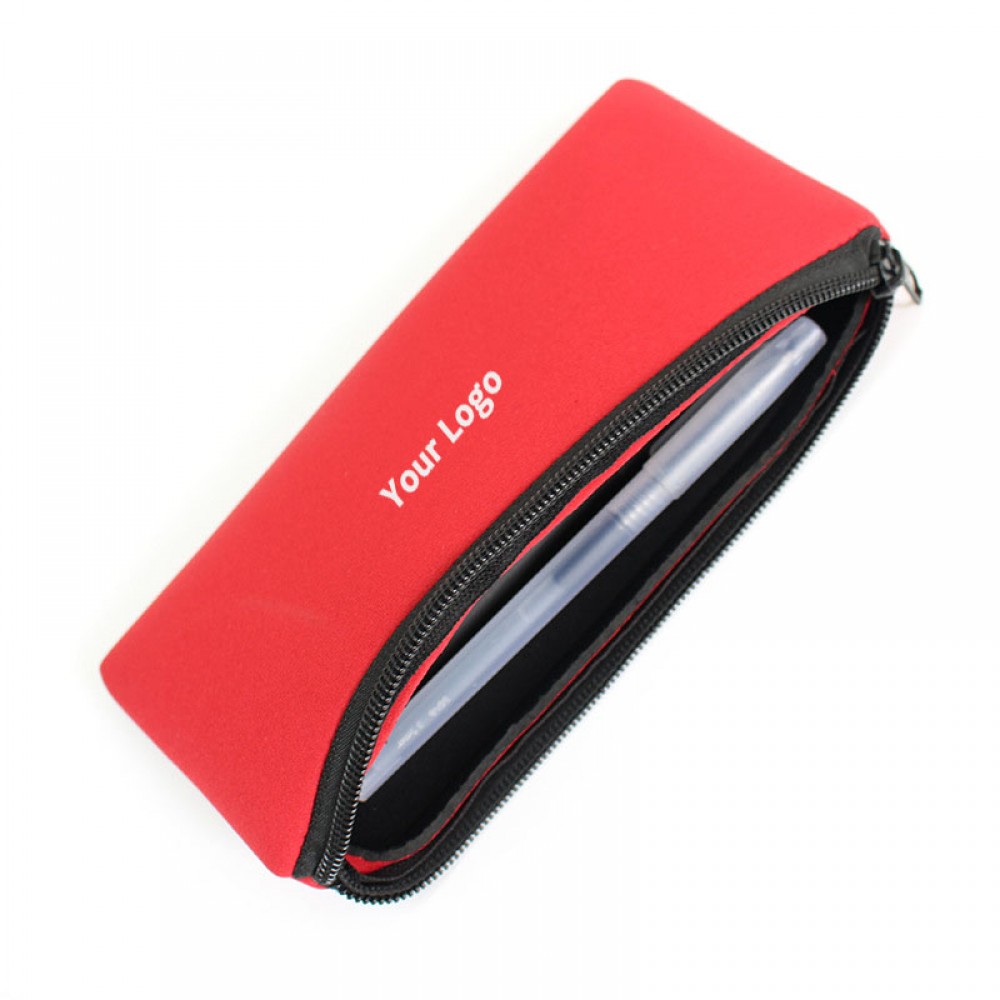 Neoprene Pencil Case with Logo Neoprene Pencil Case with Logo