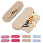Promotional Soft Portable Silicone Cosmetic Face Brushes Holde