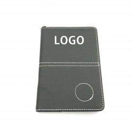 Leather Golf Scorecard Holder with Logo