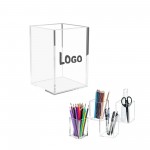 Custom Cartoon-Style Clear Acrylic Pen Holder