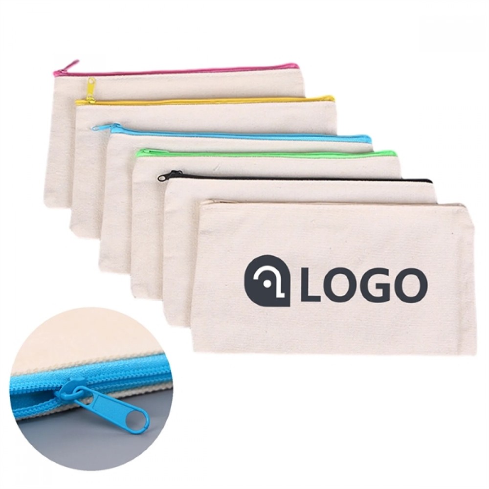 Personalized Multifunctional Canvas Zipper Pouch Personalized Multifunctional Canvas Zipper Pouch