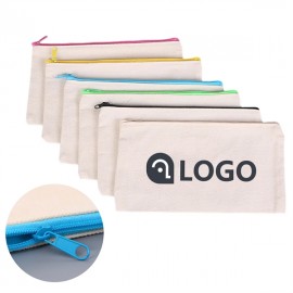 Personalized Multifunctional Canvas Zipper Pouch