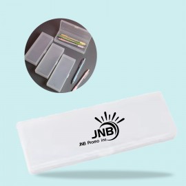 Clear Pencil Case with Logo
