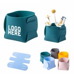 Logo Branded Foldable Table Storage Basket