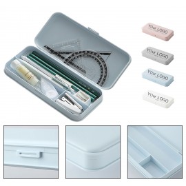 Plastic Stationery Pen Pencil Case with Logo