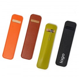 PU Leather Pen Sleeve with Logo  PU Leather Pen Sleeve with Logo