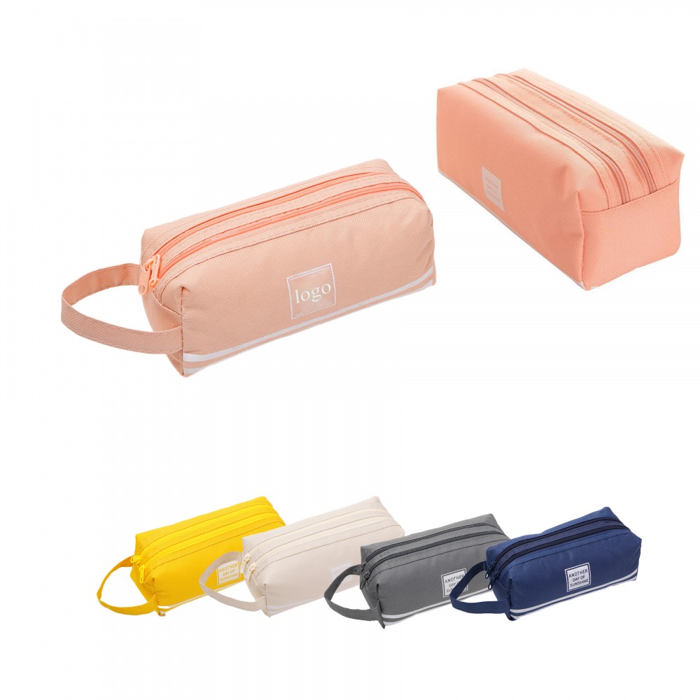 Personalized Large Double Oxford Custom Pencil Case