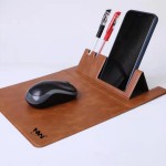 Mouse Pad With Pen Holder with Logo
