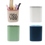 Plastic Desktop Pen Holder with Logo