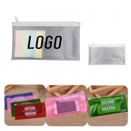 Zippered PVC Pencil Cases with Logo