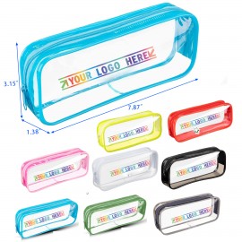 Transparent Clear Pencil Pouch with Logo