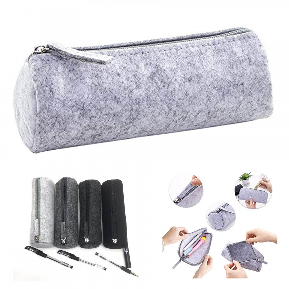 Logo Branded Cycle Style Felt Pen Pouch Logo Branded Cycle Style Felt Pen Pouch