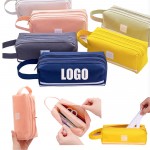 Double Layer Portable Stationery Pencil Case with Logo